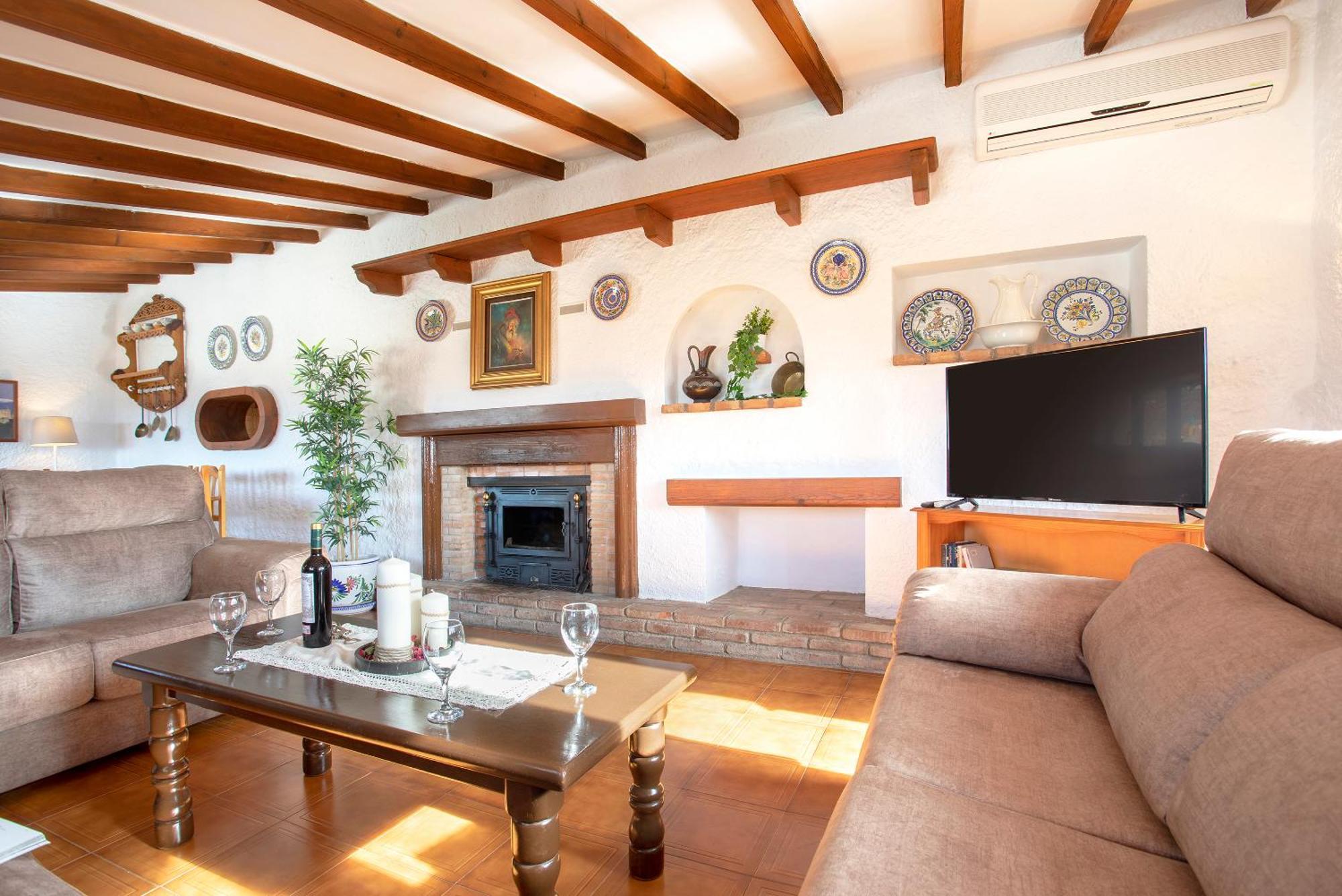 Casa Jardin Del Olivar Con Piscina Privada Alcaucín Buitenkant foto